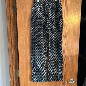 Black and White Patterned Pants
